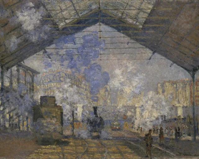 Monet landscape in the Continuous River experiment